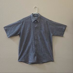 VINTAGE BROSTEM 100% Silk Button-Down